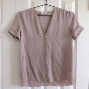 Aritzia Babaton Short Sleeve Blouse